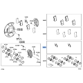 TOYOTA 04947-35050 Genuine Front Disc Brake Fitting Kit