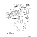 TOYOTA 12261-75090 Genuine Hose, Ventilation No.1
