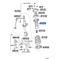 TOYOTA 48157-33072 Genuine Front Coil Spring Insulator Upper