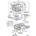 Toyota Plate Water Seal 11492-20010