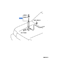 TOYOTA 86300-89123 Antenna Assembly with Holder