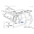 OEM GENUINE TOYOTA 07-14 FJ CRUISER RIGHT FRONT A-PILLAR GARNISH 61110-35010