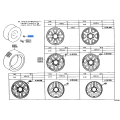 TOYOTA 90942-01107 NUT, HUB (FOR AXLE)