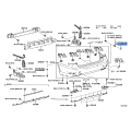 COVER, REAR BUMPER, UPR LH