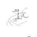 Antenna Ornament Bezel - Toyota Camry (1992-1996)