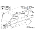 Genuine Toyota JOINT, REAR WASHER HOSE, NO.1 85375-12520