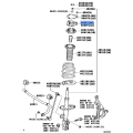 TOYOTA Genuine 48609-42020 Support Sub-Assy Front Suspension RH