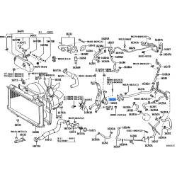 Toyota Gasket, Water Inlet Housing, NO.2 16326-36010