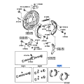 ECHO Rear Brake Shoes - Toyota OEM 04495-52010