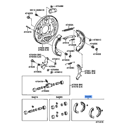 Shoe Kit,Brake, Rr