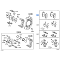 TOYOTA 04465-08030 Genuine Front Disc Brake Pad Kit