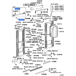 W/Stripe Centre Door