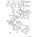 TOYOTA Water Inlet Hose - OEM JAPAN - 16265-11010