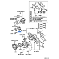 TOYOTA 16604-31030 Genuine Idler Pulley Sub-Assembly No.2