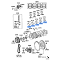 TOYOTA 11721-28021-02 Bearing, Crankshaft, No.2