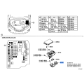 Toyota OEM Genuine COVER, RELAY BLOCK, LOWER 82663-12140
