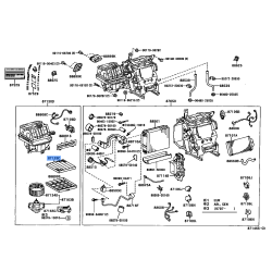 Toyota Cabin Air Refiner Element 87139-28020 fits: RAV4, Prius and More