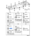 Toyota CUSHION SUB-ASSY, CAB MOUNTING, NO.4 UPPER 52207-60080