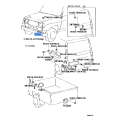TOYOTA 75101-60011 Front License Plate Bracket