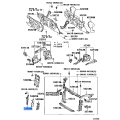 Hood Lock Support Sub-Assembly - Toyota Echo 2003-2005
