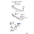 Front Bumper Guard Cover Left Hand Side - Toyota Hilux RZN147 RZN149 LN141