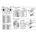 TOYOTA 82742-42030 Genuine Engine Room Relay Block