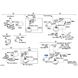 TOYOTA Genuine LAND CRUISER Rear Suspension Accumulator 49158-60010