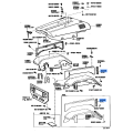 Toyota Land Cruiser FJ40 FJ45 BJ40 Shim Hood Side Panel Cushion