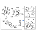 TOYOTA 04947-33240 Front Disc Brake Fitting Kit