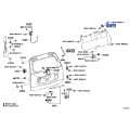 Hinge Assy, Back Door, RH - Toyota 68810-60051