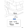 Reflector Assy, Reflex, LH - Toyota 81920-48040