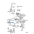 Toyota Land Cruiser Lexus LX470 Transfer Shift Actuator 36410-60061