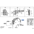 TOYOTA 53805-26010 Shield Sub Assembly Fen