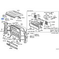 Toyota Channel, Roof Drip Side, RH