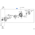 Alternator Generator for Toyota Dyna 3.0 D4d 1KD-FTV (27060-30131)