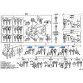 Genuine Toyota Nut-Lock RH 69057-26110 OEM