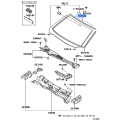 TOYOTA 75533-12710 Genuine Moulding Windshield