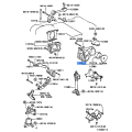 Toyota Bracket, Engine Mounting, Rear (For Transverse Engine) 12321-22120