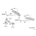 TOYOTA 85211-26090 Front Wiper Arm Right