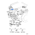 TOYOTA 85207-60020 Actuator Sub-Assembly Headlamp Washer RH