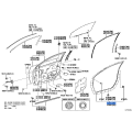 TOYOTA 67861-07010 Genuine Front Door Weatherstrip Right Hand