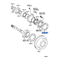 TOYOTA 42443-55020 Genuine Brake Drum Oil Deflector Gasket
