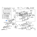 TOYOTA 17173-50030 Genuine Exhaust Manifold to Head Gasket
