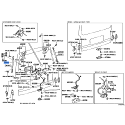 Toyota Back Door Stay Assembly 68960-26037