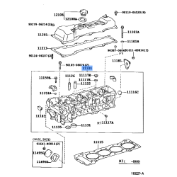 TOYOTA 11101-75022 HEAD SUB-ASSY, CYLINDER