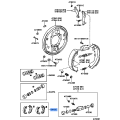 TOYOTA 04495-26180 Shoe Kit, Rear Brake