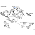 Toyota Genuine Front Bumper Side Support Retainer RH