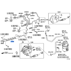 Genuine Toyota Rail Assy Common 23810-30100