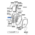 Stripe, Rear Door Outside, Lower LH - Toyota 75978-60160