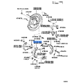 TOYOTA 46540-33010 Genuine Parking Brake Shoe Assembly